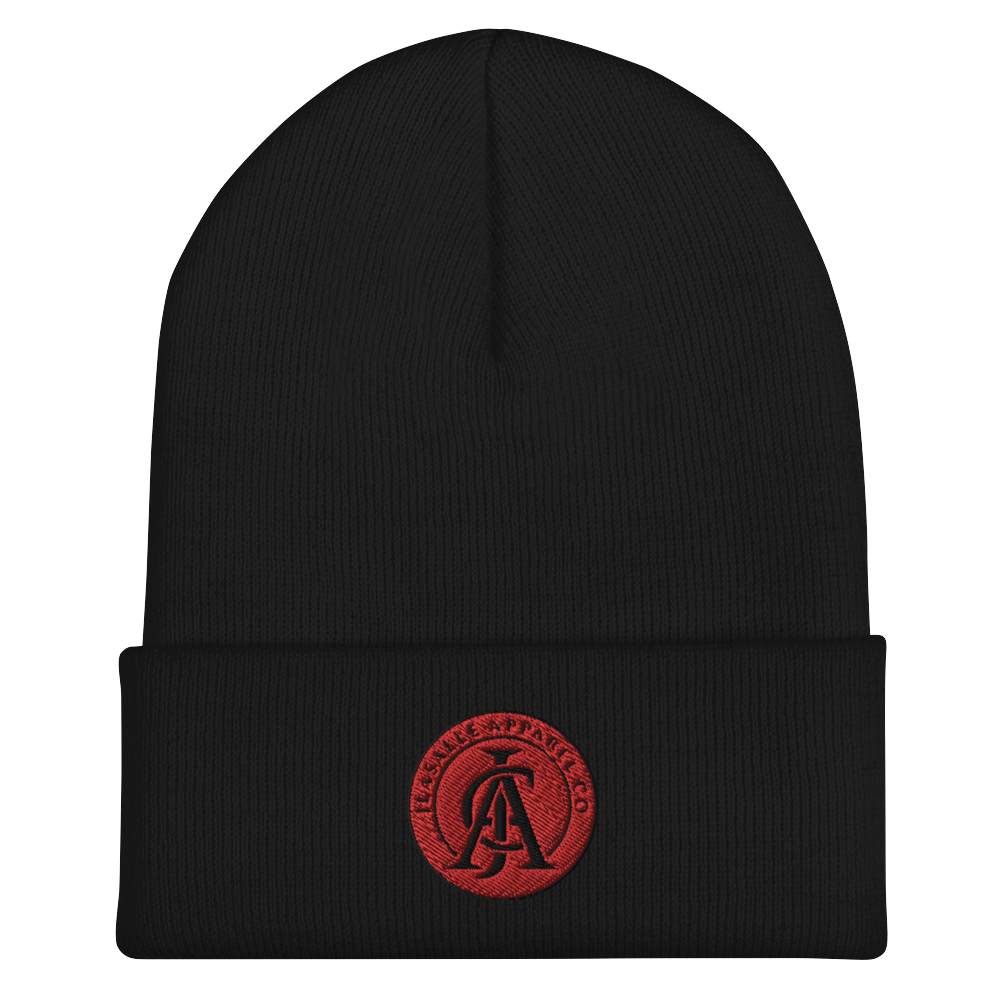 Signature Stamp Cuffed Beanie