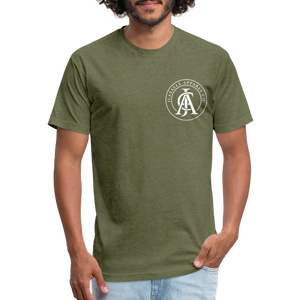 Men's Jlasalle Apparel Stamp Premium Tee - heather military green