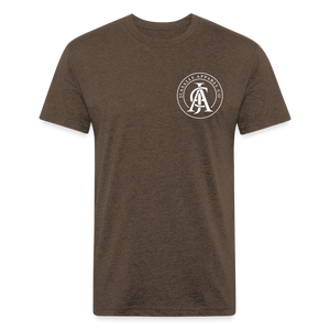 Men's Jlasalle Apparel Stamp Premium Tee - heather espresso