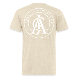 Men's Jlasalle Apparel Stamp Premium Tee - heather cream