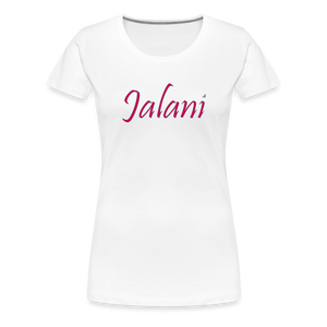 Women’s Signature Jalani Premium Tee - white