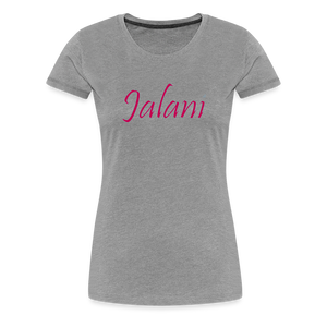 Women’s Signature Jalani Premium Tee - heather gray