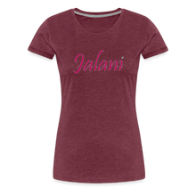 Women’s Signature Jalani Premium Tee - heather burgundy