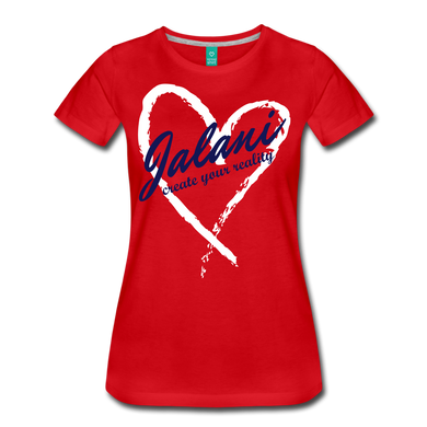 Women’s Signature Cross Heart Premium Tee - red