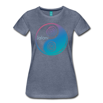 Women’s Ying n Yang Premium Tee - heather blue