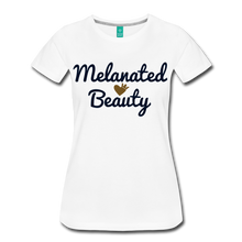 Women’s Melanated Beauty Premium Tee - white