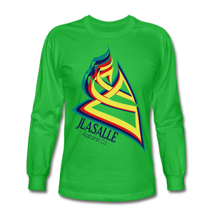 Men's Tribal Premium L/S Tee - bright green