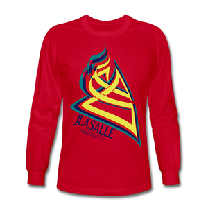 Men's Tribal Premium L/S Tee - red