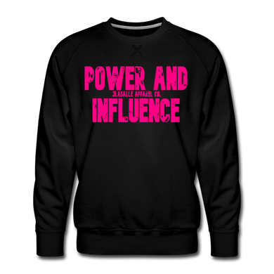 Men’s Power and Influence Premium Sweatshirt - black