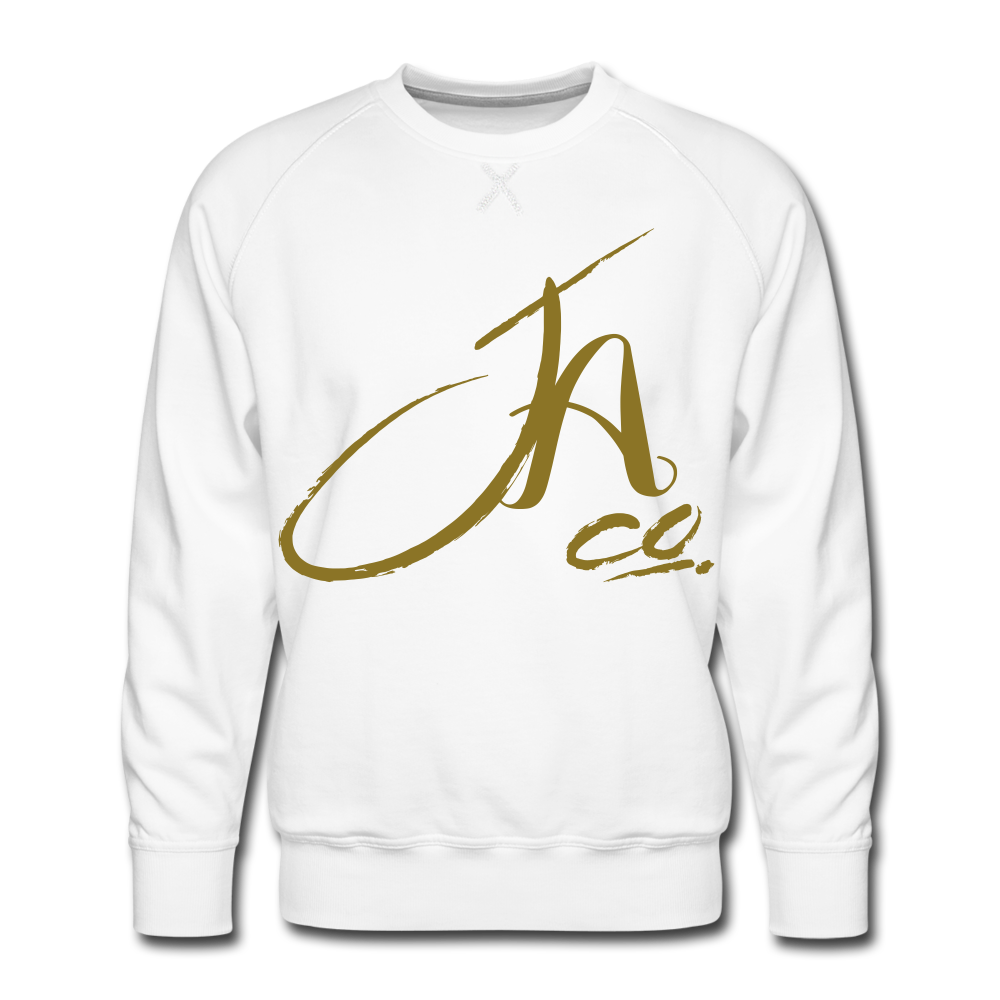 Men’s Signature JA CO Premium Sweatshirt - white