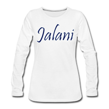 Women's Signature Jalani Premium L/S Tee - white