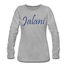 Women's Signature Jalani Premium L/S Tee - heather gray