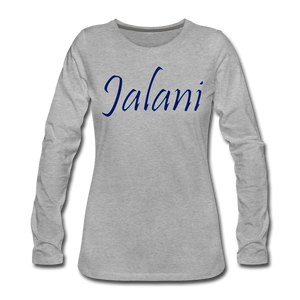 Women's Signature Jalani Premium L/S Tee - heather gray