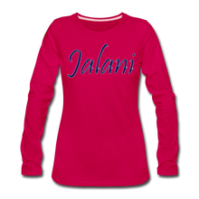 Women's Signature Jalani Premium L/S Tee - dark pink