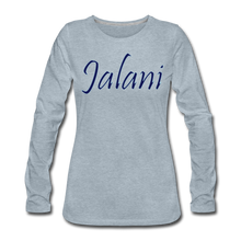 Women's Signature Jalani Premium L/S Tee - heather ice blue