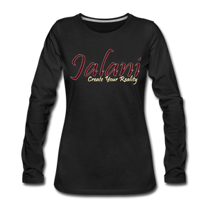 Women's Signature Jalani Premium L/S Tee - black