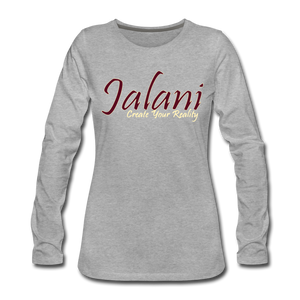 Women's Signature Jalani Premium L/S Tee - heather gray