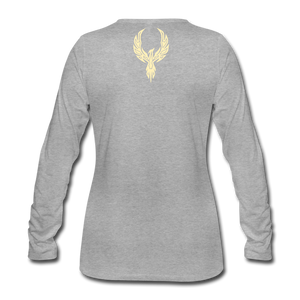 Women's Signature Jalani Premium L/S Tee - heather gray