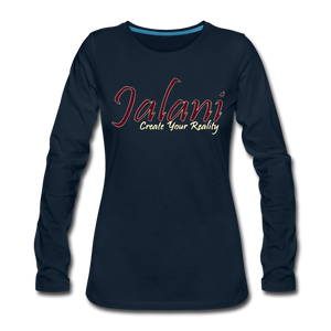 Women's Signature Jalani Premium L/S Tee - deep navy