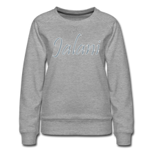 Women’s Signature Phoenix Premium Sweatshirt (Glitter Print) - heather gray