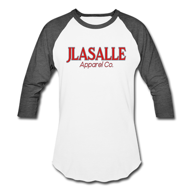 Signature Jlasalle Premium Baseball Tee - white/charcoal