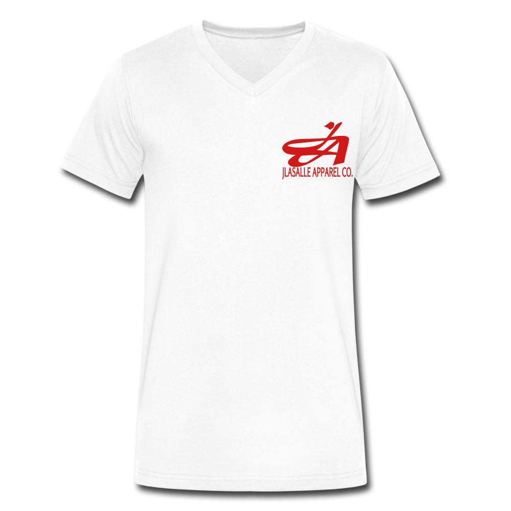 Men's Signature JA Premium V-Neck Tee - white