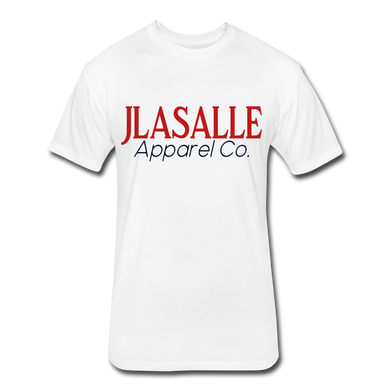 Men's Signature Jlasalle Premium Metallic Flake Premieum Tee - white