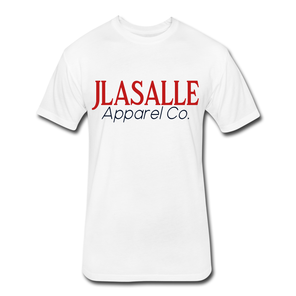 Men's Signature Jlasalle Premium Metallic Flake Premieum Tee - white