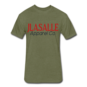 Men's Signature Jlasalle Premium Metallic Flake Premieum Tee - heather military green