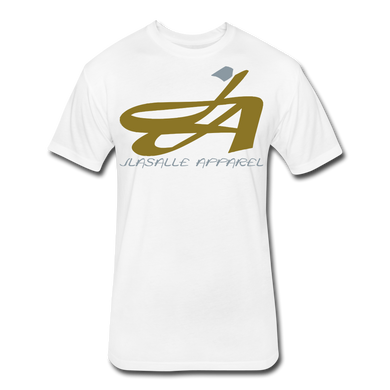 Mens Signature JA Metallic Foil Premium Tee - white