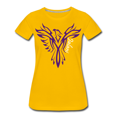 Women’s Signature Phoenix Premium Tee (Mamba) - sun yellow