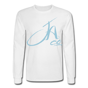 Men's Signature JA CO L/S Premium Tee - white