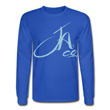 Men's Signature JA CO L/S Premium Tee - royal blue