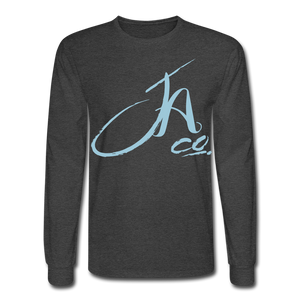 Men's Signature JA CO L/S Premium Tee - heather black