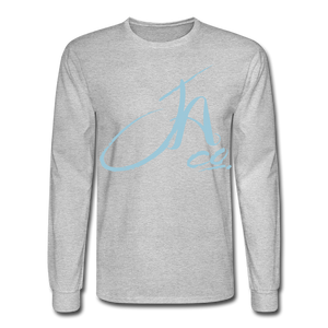 Men's Signature JA CO L/S Premium Tee - heather gray