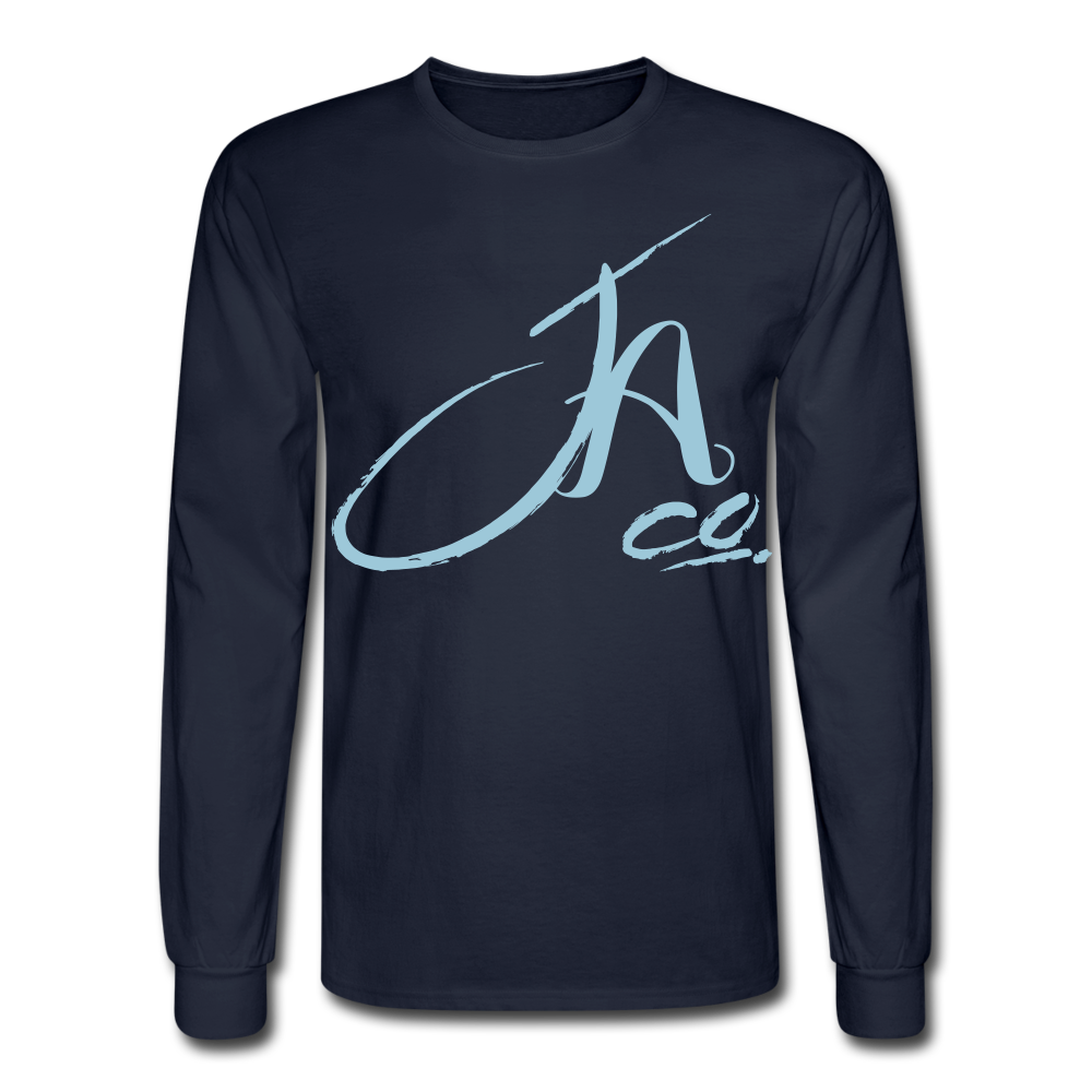 Men's Signature JA CO L/S Premium Tee - navy