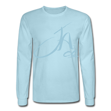 Men's Signature JA CO L/S Premium Tee - powder blue