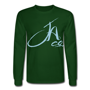 Men's Signature JA CO L/S Premium Tee - forest green