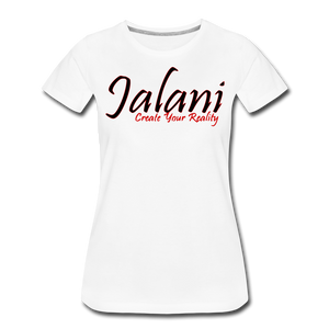 Women’s Signatured Jalani Premium Tee - white