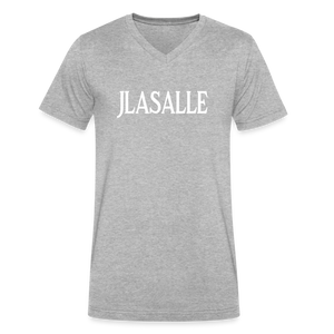 Men's Signature Jlasalle Premium V-Neck Tee - heather gray