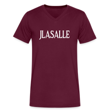 Men's Signature Jlasalle Premium V-Neck Tee - maroon