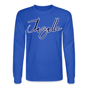 Men's Signature Jlasalle Premium L/S Tee - royal blue