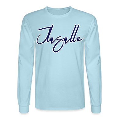 Men's Signature Jlasalle Premium L/S Tee - powder blue