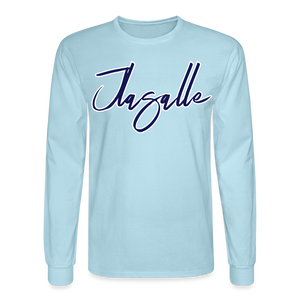 Men's Signature Jlasalle Premium L/S Tee - powder blue