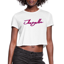 Women's Signature Jlasalle Premium Cropped Tee - white