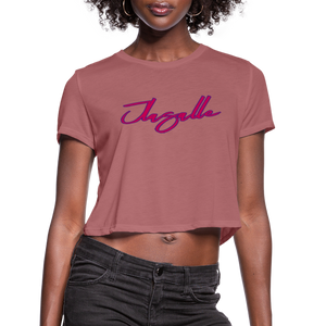 Women's Signature Jlasalle Premium Cropped Tee - mauve