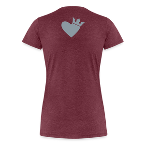 Women’s Jlaaslle Collection Premium Tee - heather burgundy