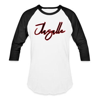 Men's Signature Jasalle Premium Baseball Tee - white/black