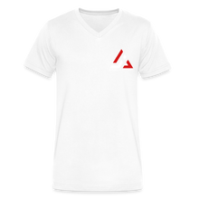 Men's Signature JA Pyramid Premium V-Neck Tee - white