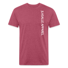 Men's Jlasalle Apparel Premium Tee - heather burgundy